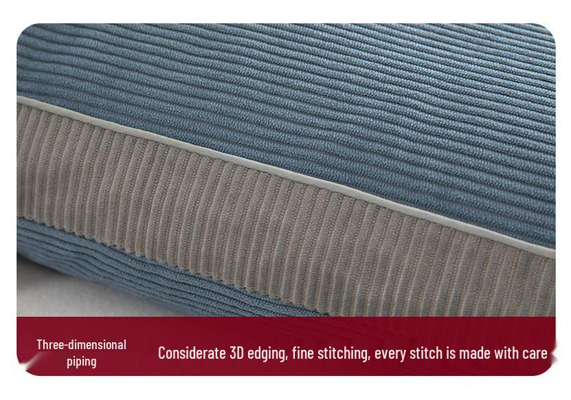 Orthopedic Buckwheat Pillow for Neck Support, Cervical Spine Relief - Adult Firm Pillow with Complete Shell and Pillowcase, Suitable for Dorm Use.