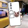 Beluga Cat Meme Face Smiling For Honor Magic 8 7 6 Pro Case For Honor 200 400 50 70 90 Lite X8c X8b X9a X9b X9c X9d Win RT