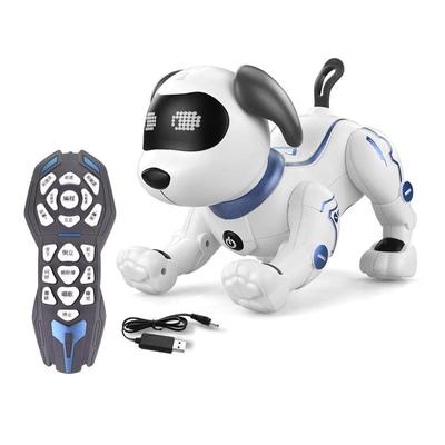 Cão Robô Inteligente Lenon K16: Cão Acrobata Robocop com Dança, Funções Homem-Aranha e Scooter Controlada por Rádio