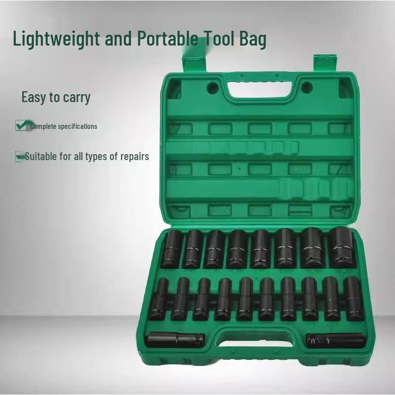 8-32mm Hex Combination Electric Impact Wrench & Socket Set for Auto and Machine Repair