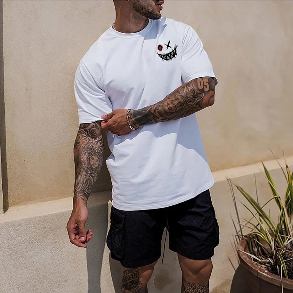 2024 3D Printed Men T shirts tees Fallow  Men Quick Dry Material Casual Short Sleeve T shirt Polyester Summer tee Personality