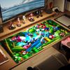 Mario Color Mouse Pad Large Gaming Table Cushion Non-slip Laptop Tablet Big Mousepad XXL Mat Mini PC Playmat With Lock edge