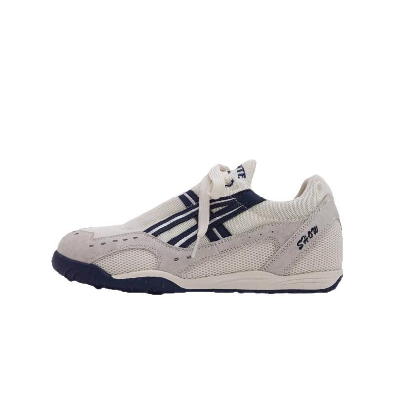 Cowhide Retro Mesh Breathable German Training Shoes Women's New Color Matching Platform Versatile Casual Sports Shoes Genuine Leather Forrest Gu