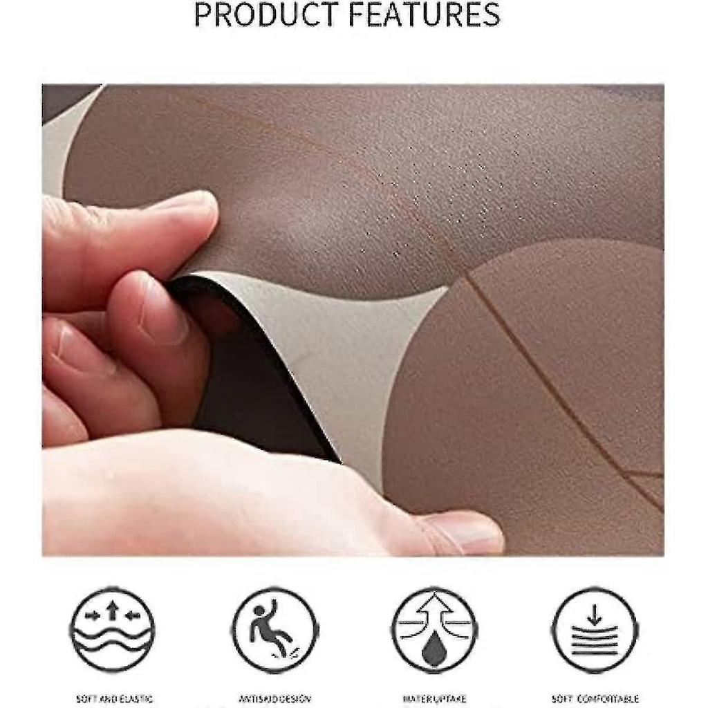 Mott 50 Fast Drying Corner Shower Mat Non Slip Curved Bath Mat For Circular Shower Soft Absorbent Sector Carpet For Bathroom Comfotable Footmatpad Pin