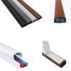 Anti-extrusion Floor Cord Cover Square Self-Adhesive Extension Wiring Duct Protector Durable Cord Protector Home Outdoor