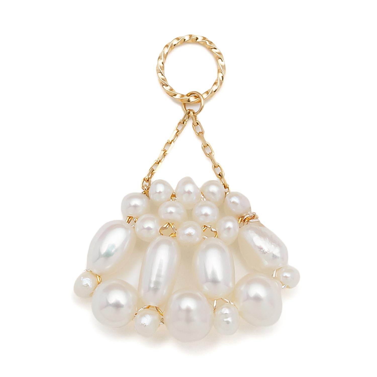 

Tiny Charm K10 Pearl Charm [NOJESS] білий