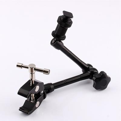 Regulowane 11'' Ramię Magiczne Przegubowe z Tuleją Zaciskową do Monitora LCD DSLR, Nadaje się na Prezenty