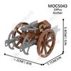 Medieval Catapult Military Weapon Model Building Blocks Removable Shield Crossbow Bow Carriage MOC Assembly Bricks Toys For Kids