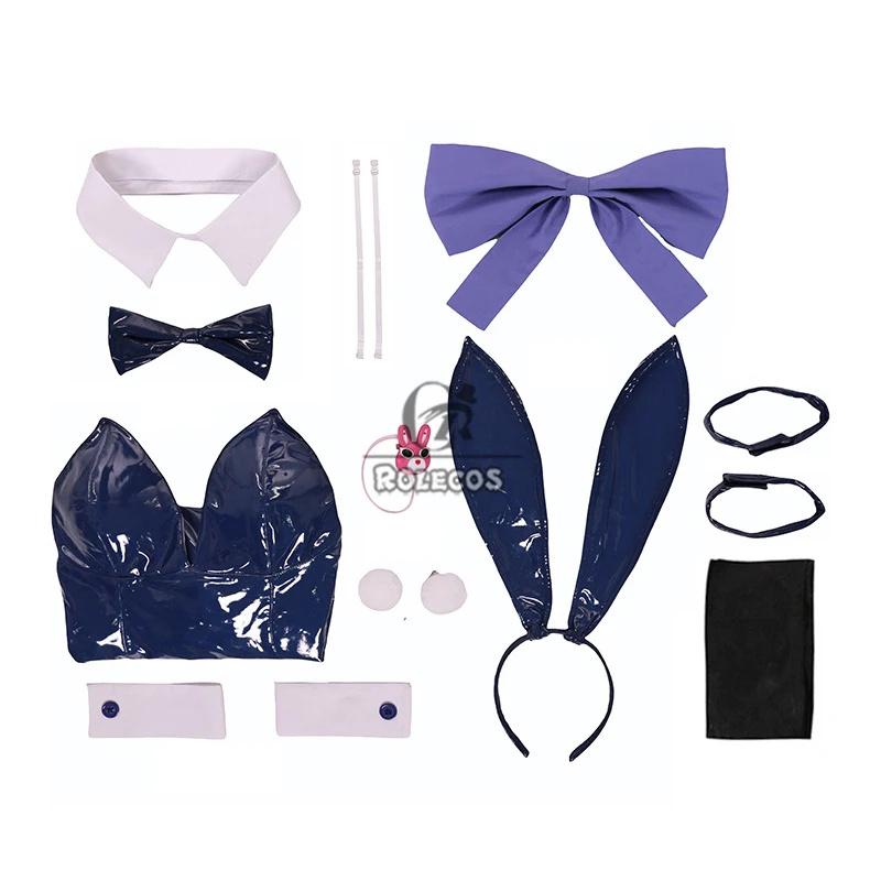 

Nikke Goddess Of Victory Костюм девушки-зайчика Фолькванг Костюм зайчика Мэри Женский сексуальный костюм для косплея Синие комбинезоны M