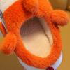 Neue Kleinkind Junge Hausschuhe für Kinder Indoor Winter Cartoon Fisch Plüsch Warme Haus Schuhe Weiche Gummi Sohle Hause Schuhe