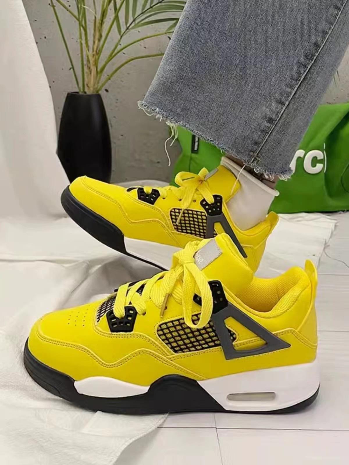 

Унисекс кроссовки в гонконгском стиле на массивной подошве с воздушной подушкой - Универсальная повседневная обувь для бега на четыре сезона 43