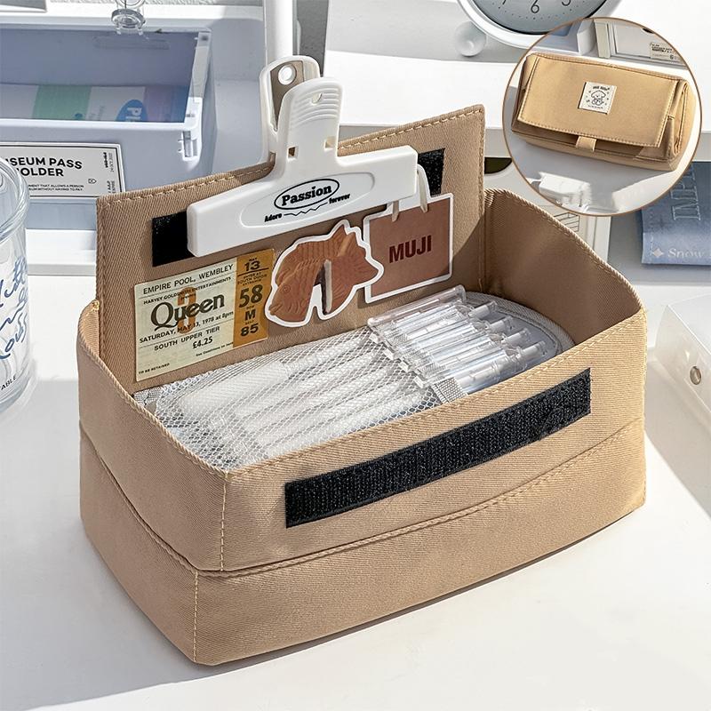 

Большой открытый пенал пенал мультяшная собака держатель канцелярских принадлежностей сумка для хранения для школы