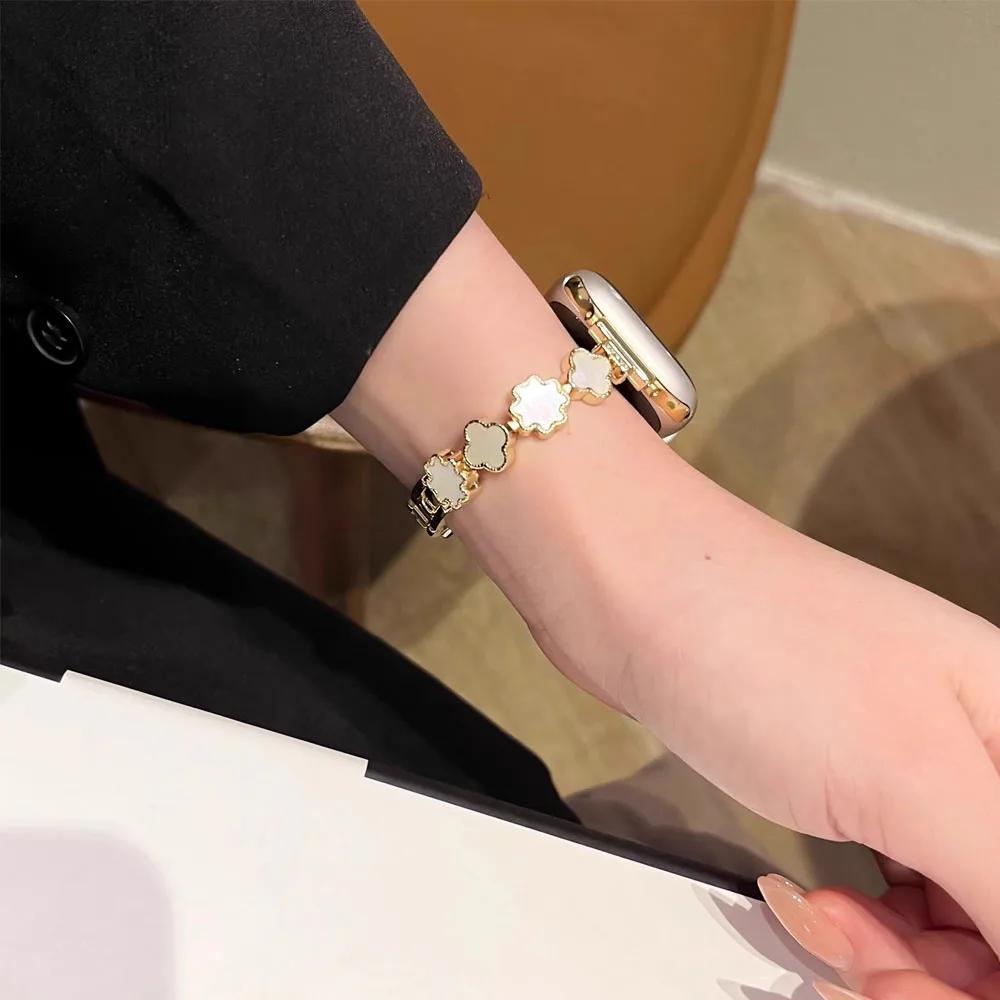 Stainless Steel Slim Bracelet For Samsung Galaxy Fit 3 Ladies Jewelry Wristband For Samsung Galaxy Fit3 Accessories