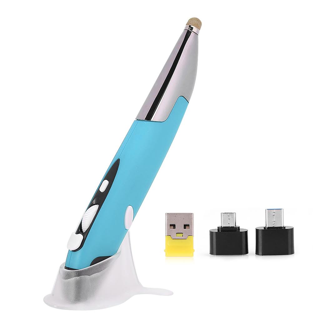 USB Computer   PC Accessory Wireless 2.4G Mouse Pen Type Personalized Innovative(Claret PR-06)