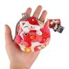 Japansk stil Lucky Cat kuvertväska blomtryck korthållare Maneki Neko myntväska resor