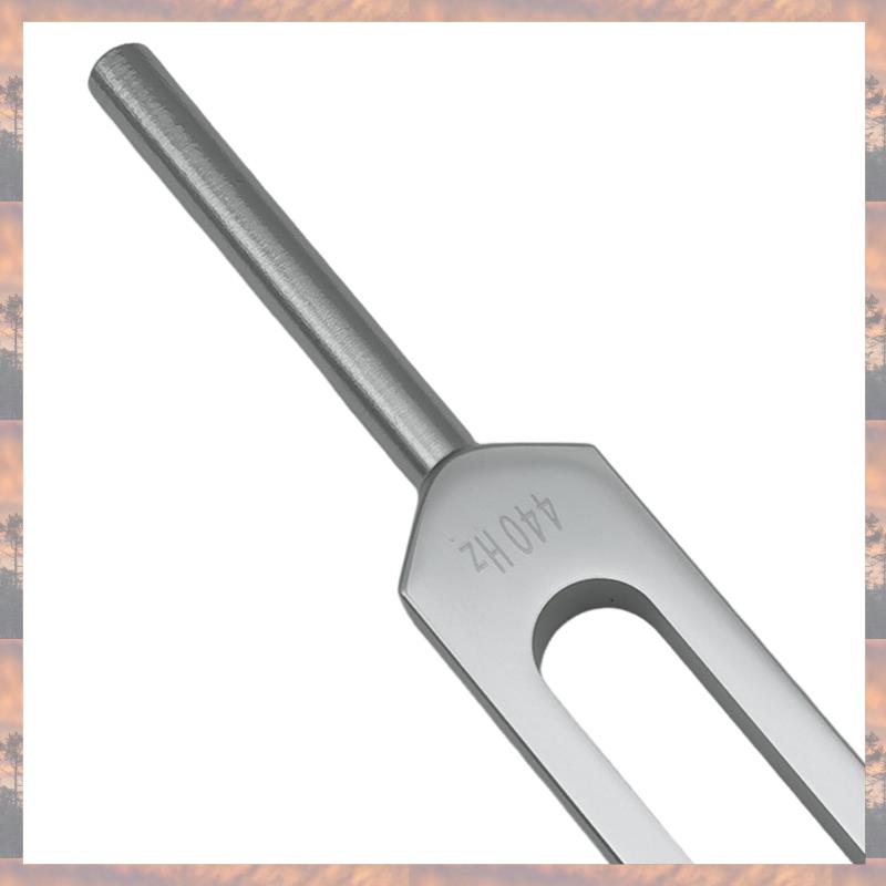 2025 Trend Aluminum Alloy Tuning Fork Tuning Fork Musical Instrument 440Hz With Hammer For Nervous System Testing Sound Healing