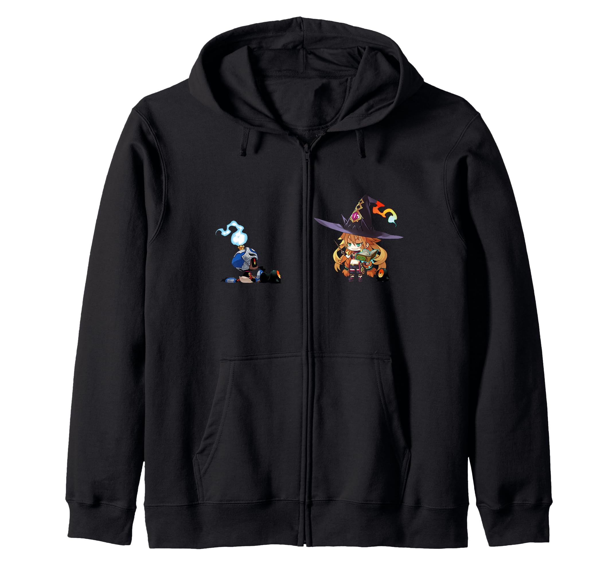 The Witch and the Hundred Knight (Metallica and the Hundred Knight) deformed zip-up hoodie