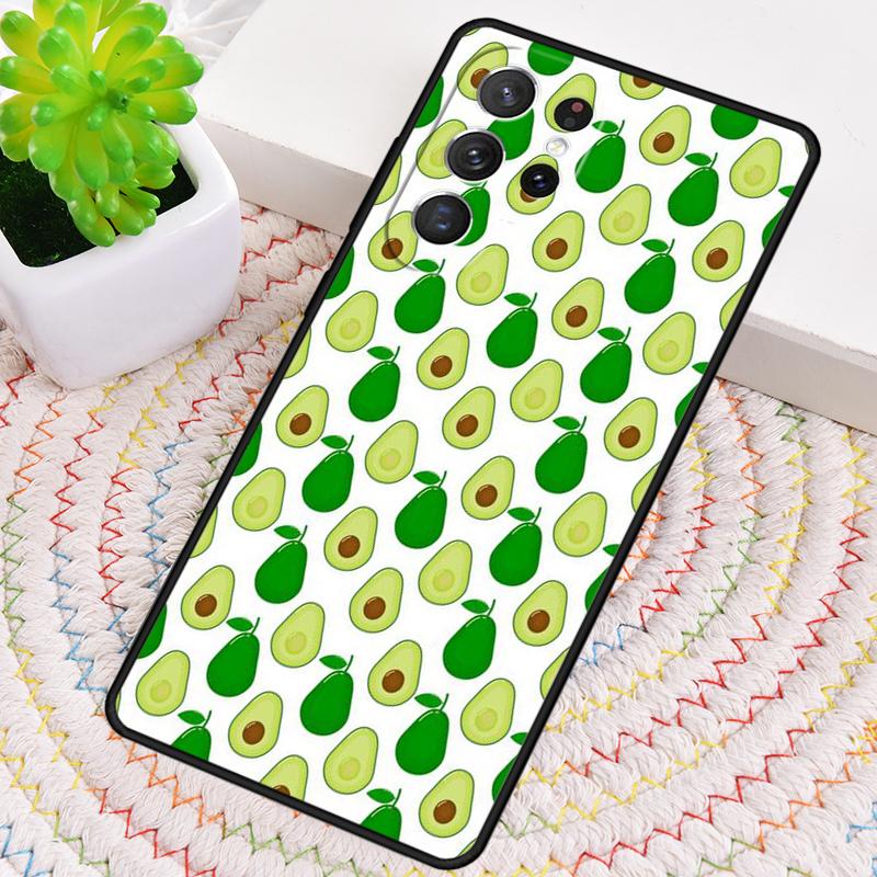 Funny Avocado Art Fruit Phone Case for Samsung Galaxy Note 10 Pro S26 Ultra S23 S24 FE S25 S21 S22 PLUS Shockproof Cove