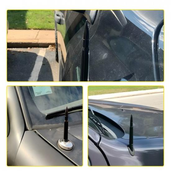4.25 inch Aluminum Black Antenna Mast Power AM/FM for FORD F-150 2009-2024 New V