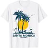 Vintage Family Vacation Santa Monica Beach T-Shirt for Men Women Kids