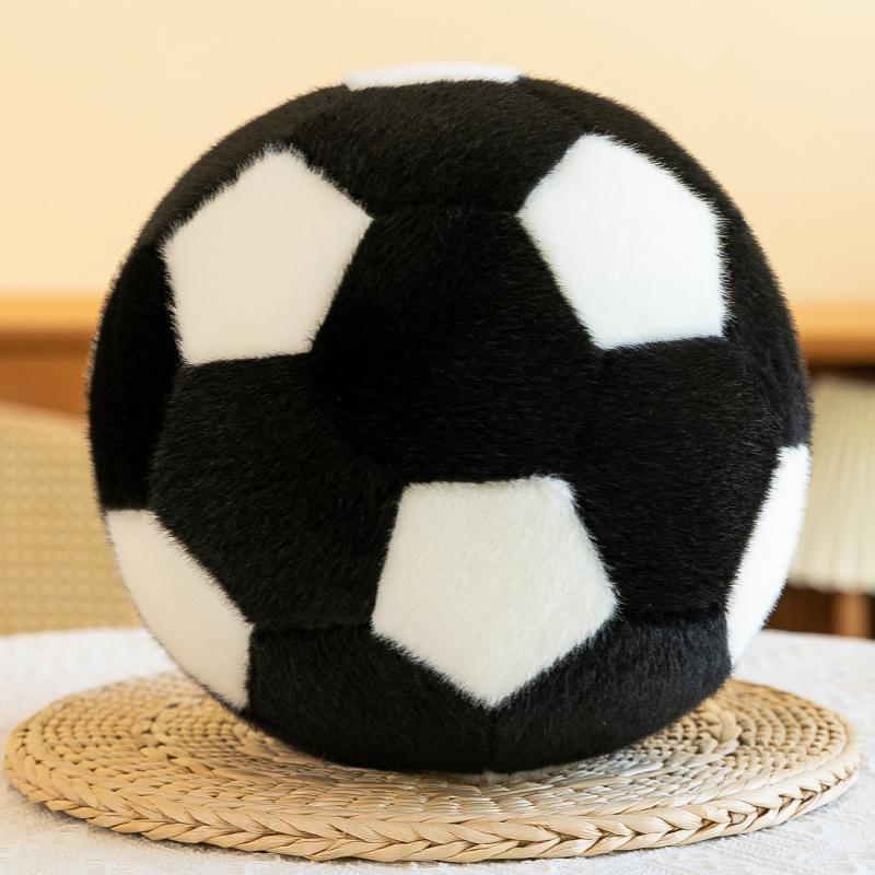 Cross-border Plush Sports Ball Toy - Cute Stuffed Animal Pillow for Kids