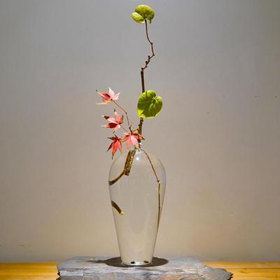 Schöne Glasvase Blumendekoration Zubehör
