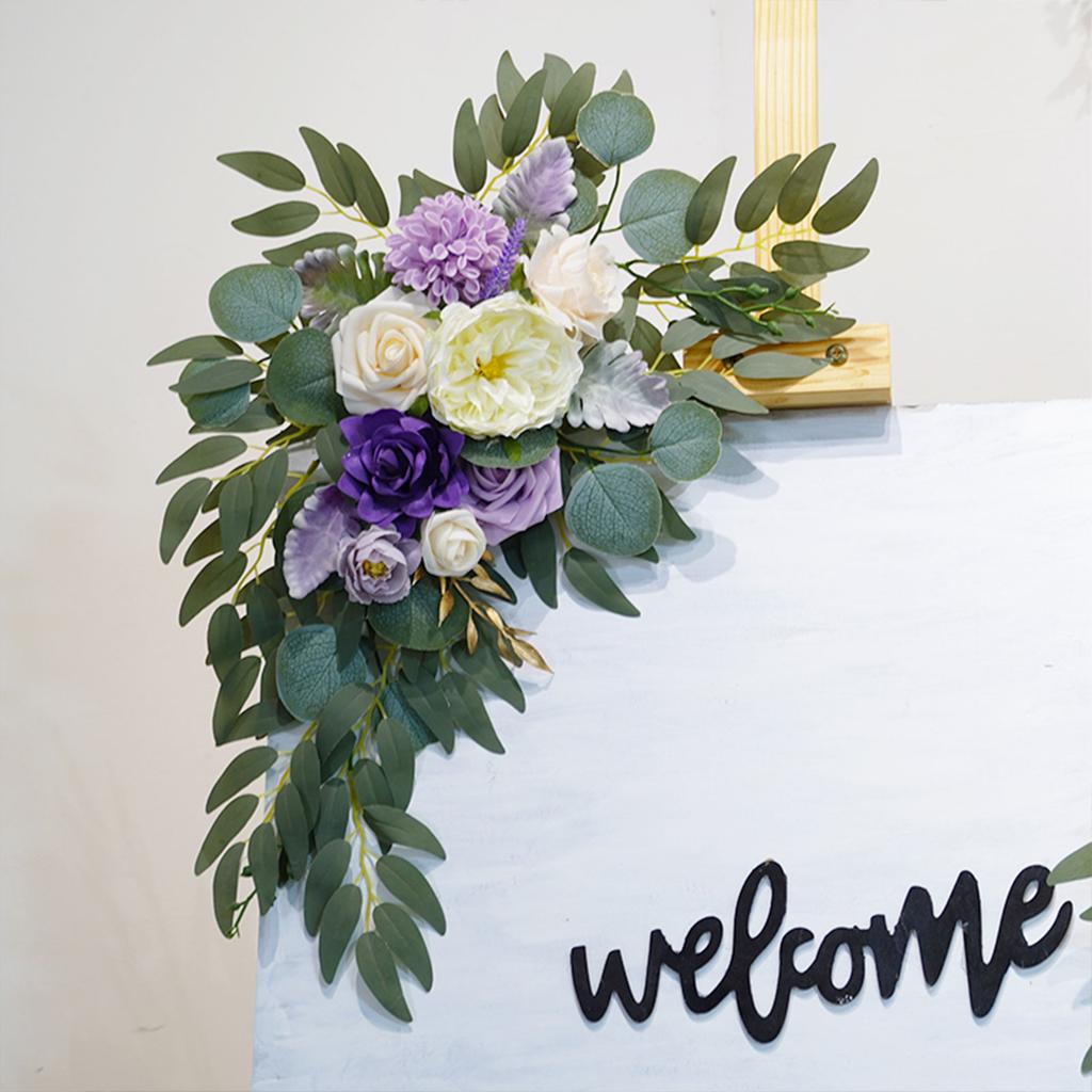 Kit de Flores Artificiales para Arco de Boda Flores Artificiales para DIY Fiesta Ceremonia Recepción Fondo Decoración Floral