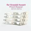 2Pcs Front Bumper Repair Metal Plate Buckle Broken Opening Rotten Buckle Repairer Bracket For Verna 2010-2016