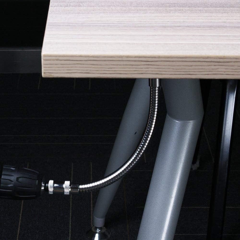 Right Angle Drill Adapter Flexible Shaft Electric Screwdriver Attachment Power Impact Screw Driver Flex Extension Hex Bit Holder