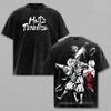 Anime Hell's Paradise Gabimaru Graphic T Shirt Men Short Sleeve Clothing Casual Cotton Tshirt Retro Washed T-shirt Harajuku Tops