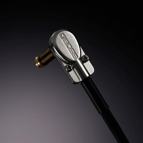 BOSS BPC-4 Patch Cable, 10cm, LL-Type Plugs, 24K Gold-Plated, Space-Saving