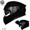 Motorcycle helmet, men's and women's all season universal flip face helmet, double mirror semi full coverage motorcycle, persona