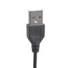 1M Right Angled USB Link Cable 3.5x1.35mm Connection For Sound Equipment Lighting Systems Plastic Build