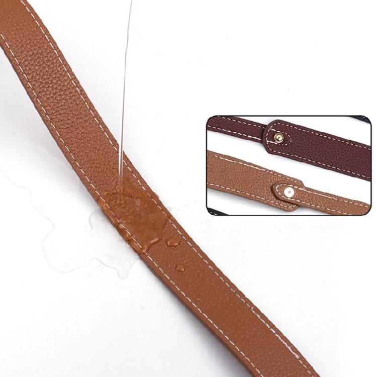 26in Handbag Shoulder Strap Lychee Texture Strap PU Leather Crossbody Bag Strap