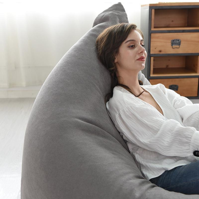 EPP Square Beanbag Sofa Cover Chair Lazy Sofa Chair Beanbag Bubble Sofa Tatami Living Room Furniture
