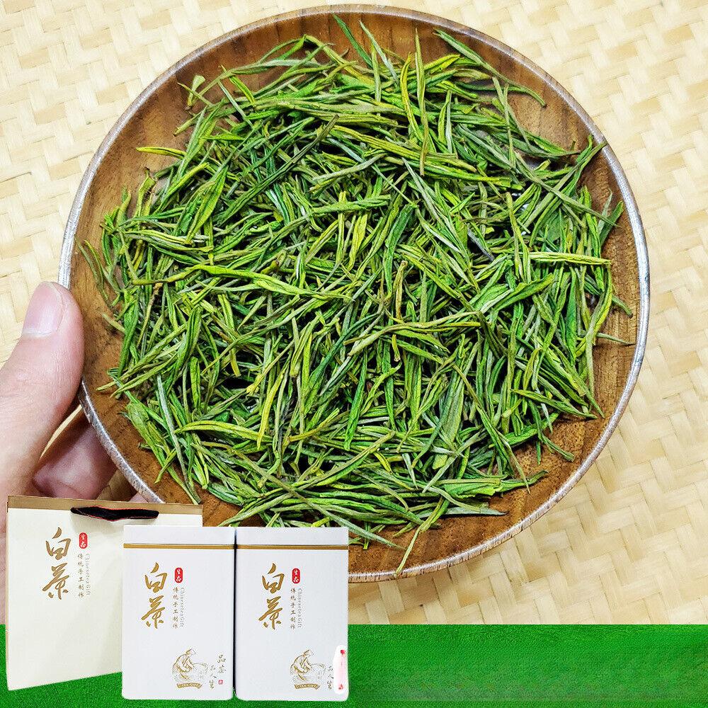 2023 New Tea White Tea Green Tea Mao Feng Type White Leaf Tea Tin 500g/1,1lb