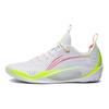 Li Ning Wade 808 2 Basketball Shoes Men's Low Top Standard White/Neon Fruit Red ABPS037-5