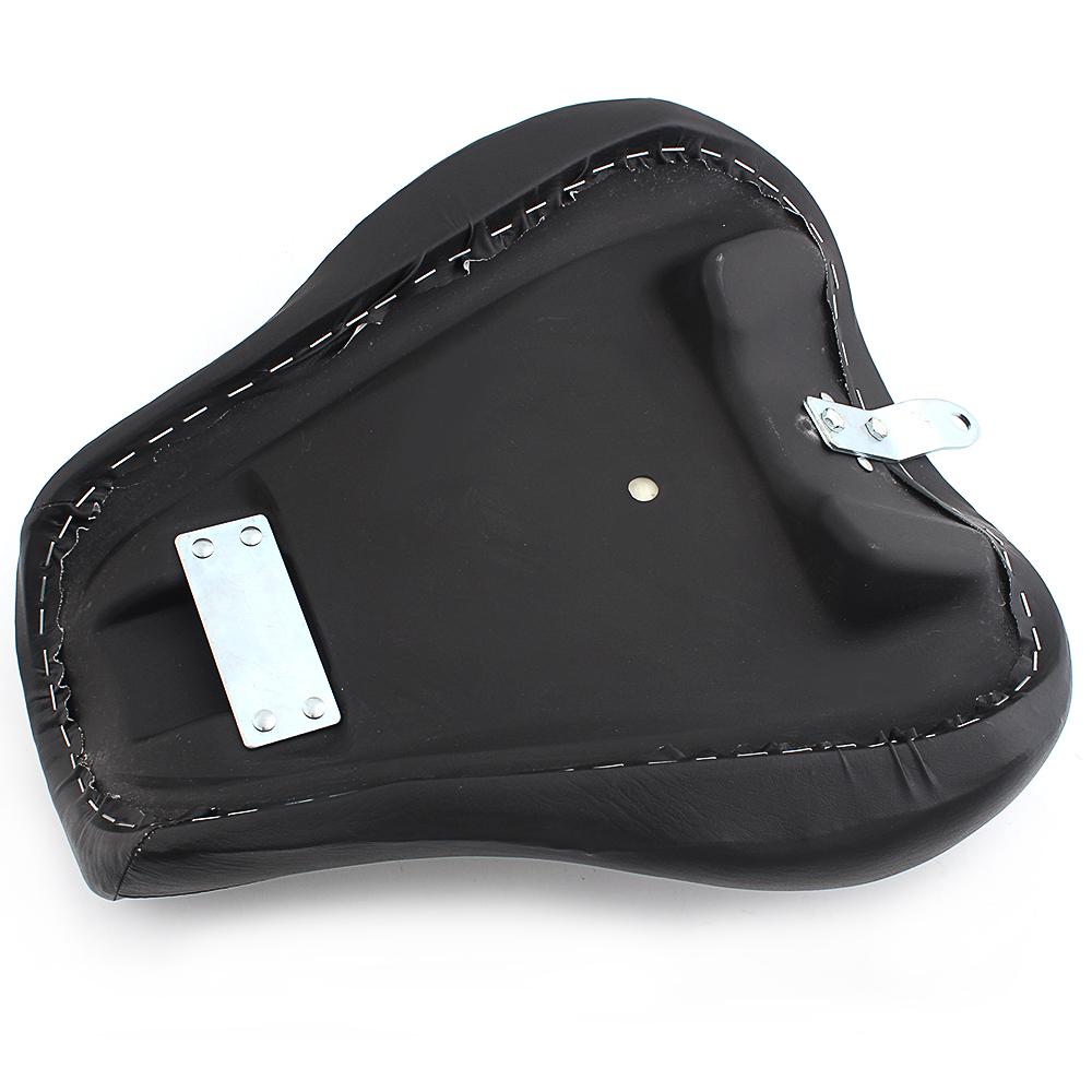 Motorcycle Black Front Driver Rider Solo Seat For Harley Sportster Iron XL 883 1200 Forty Eight Seventy Two Roadster 1983-2003