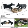Cross-Border Wildlife Simulation Toy: Dog, Badger & Weasel Family