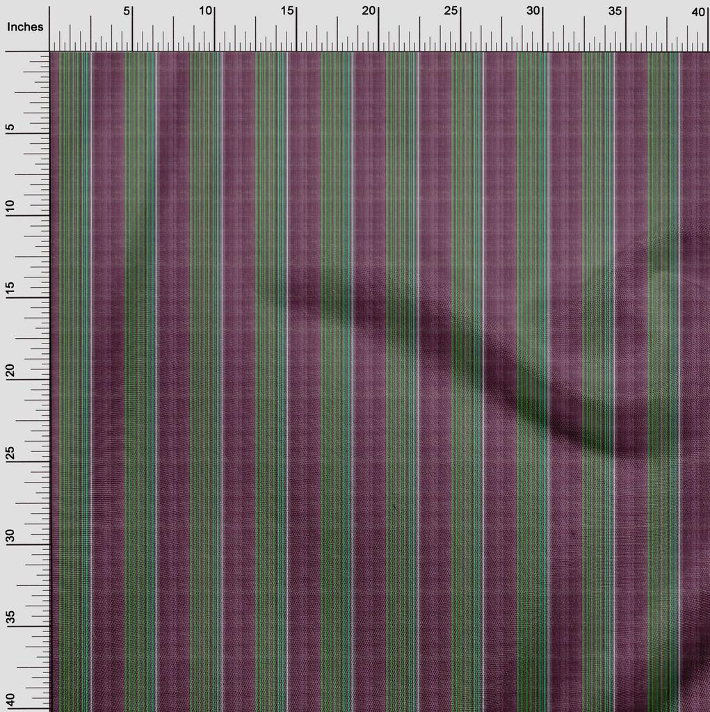 oneOone Georgette Viscose Dark Magenta Fabric Block Quilting Supplies Print Sewing Fabric By The Yard 42 Inch