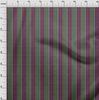 oneOone Georgette Viscose Dark Magenta Fabric Block Quilting Supplies Print Sewing Fabric By The Yard 42 Inch