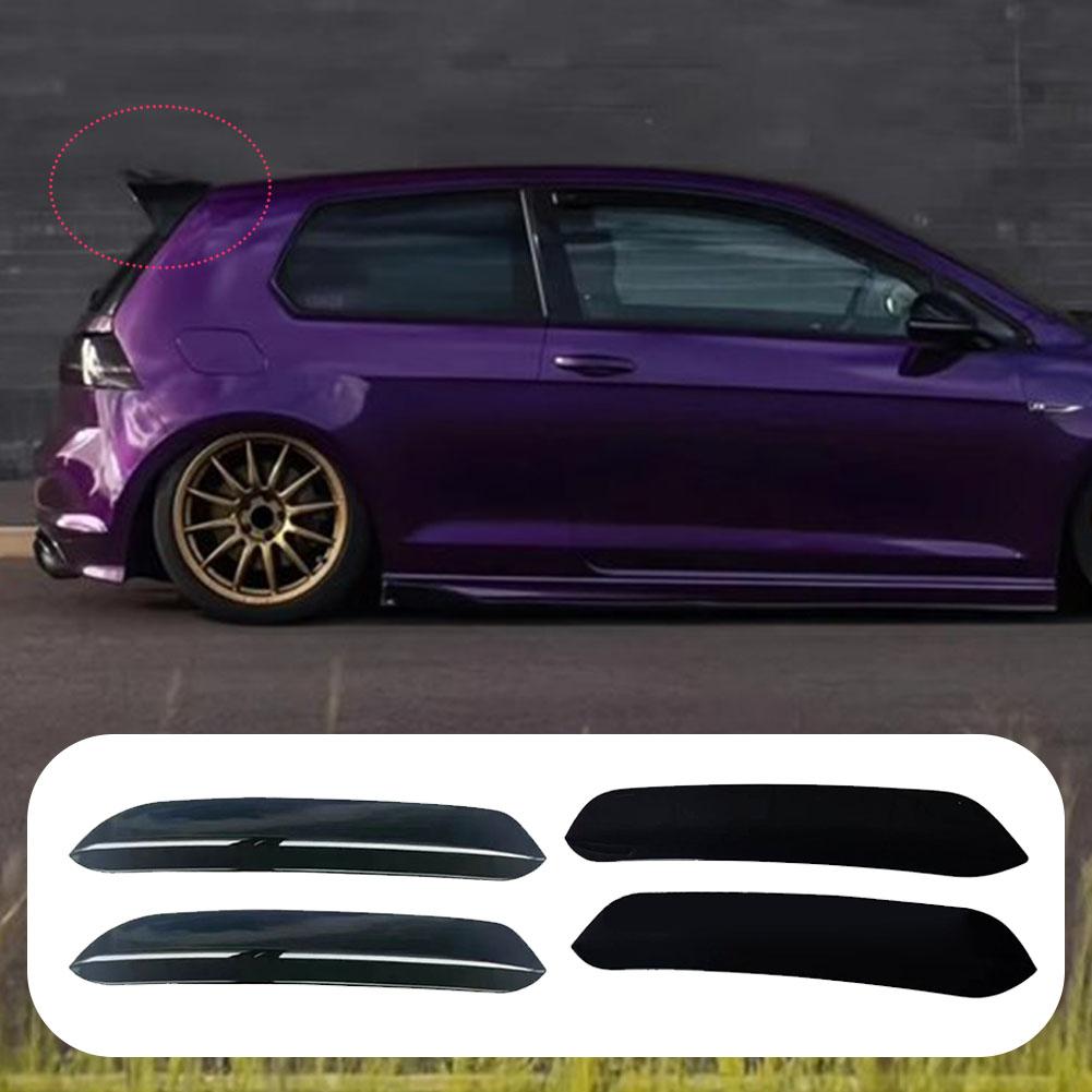 Per Estensioni Spoiler Tetto Auto Oettinger Flaps Ala Posteriore per VW Golf 6 7 MK6 MK7 7.5 R GTD R-LINE Nero Lucido T9D7