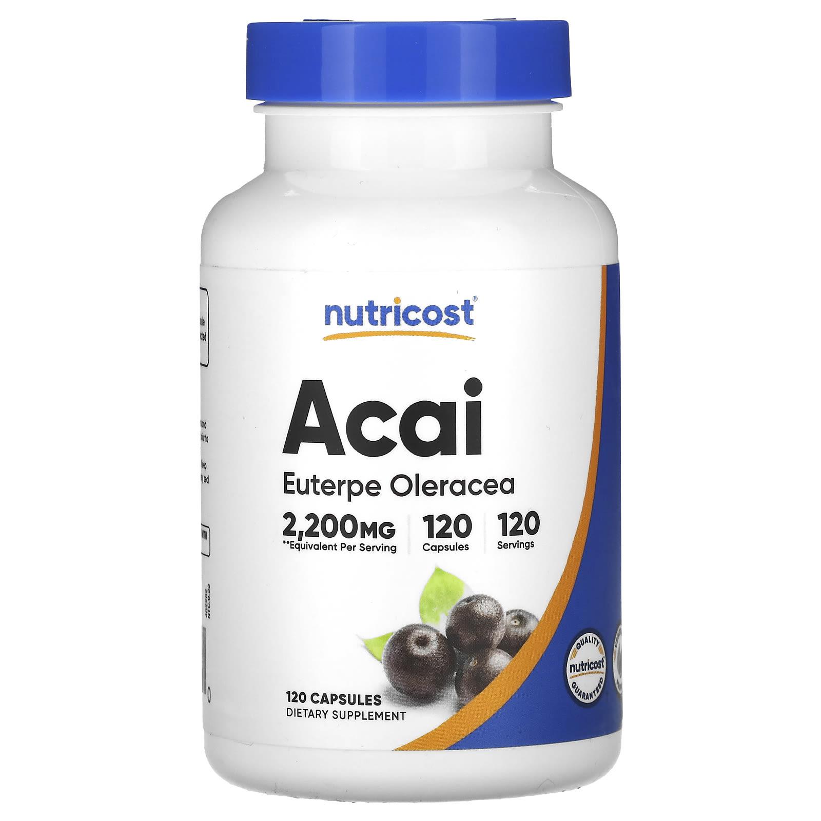 

Acai, 2,200Mg, 120 Capsules