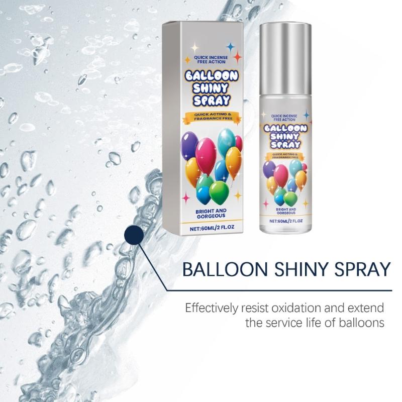 Shimmering Night Effect Balloon Spray Nighttime Balloon Spray 60ml Brightener Spray for Memorable Celebration