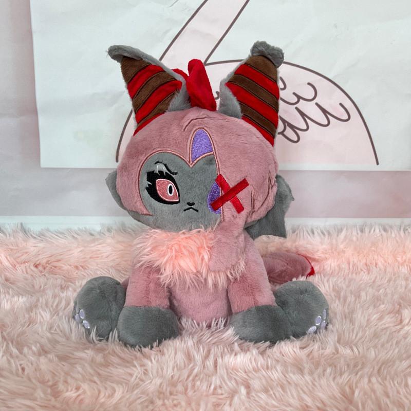 Hazbin Hotel Angel Kitty Plush Toy Adorable Helluva Boss Inspired Stuffed Doll For Fans Collectors