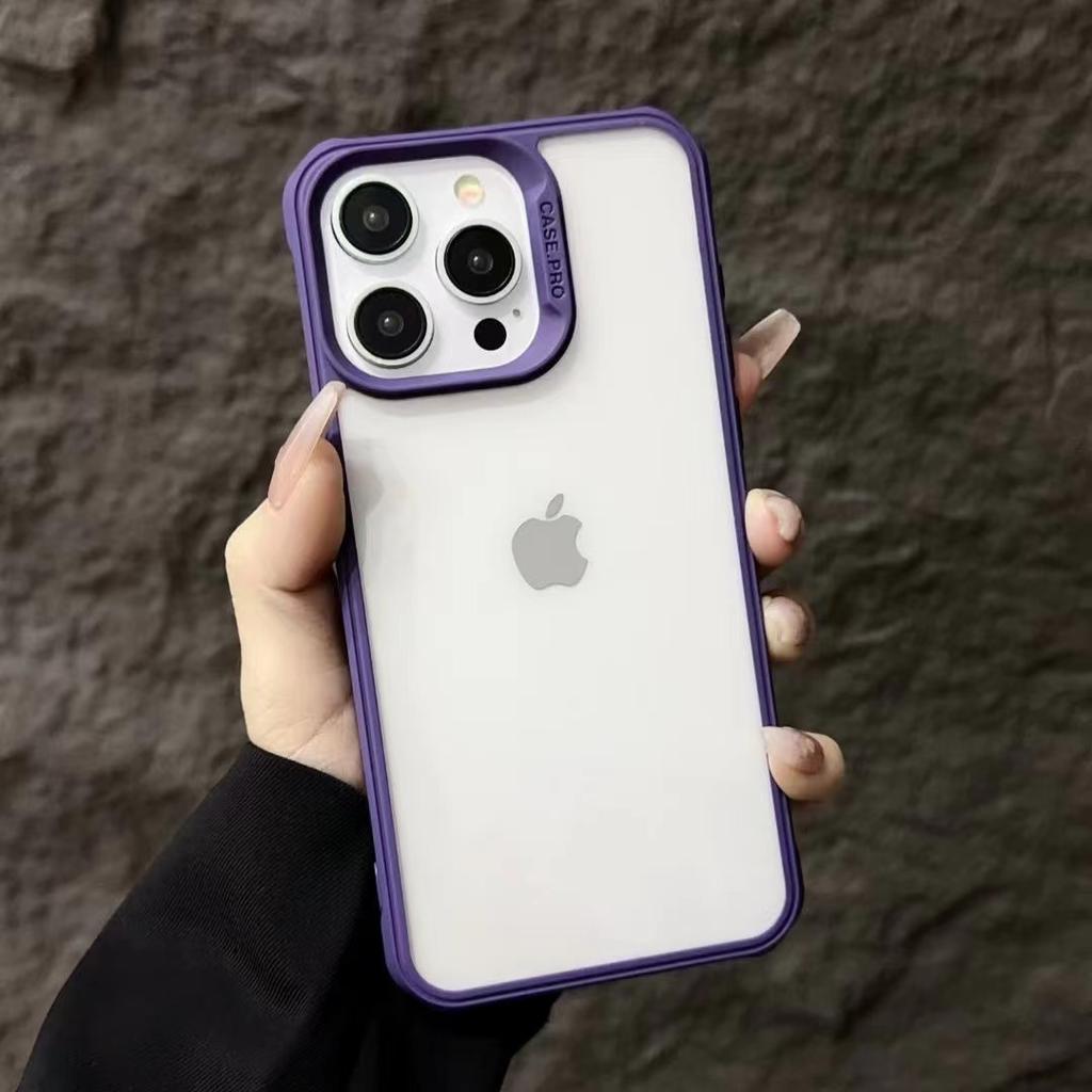 Suitable for Apple 15Promax Phone Case, Acrylic Two-in-one with A Matte Skin Feel, 13 Anti-drop Buttons, Hard Phone Case