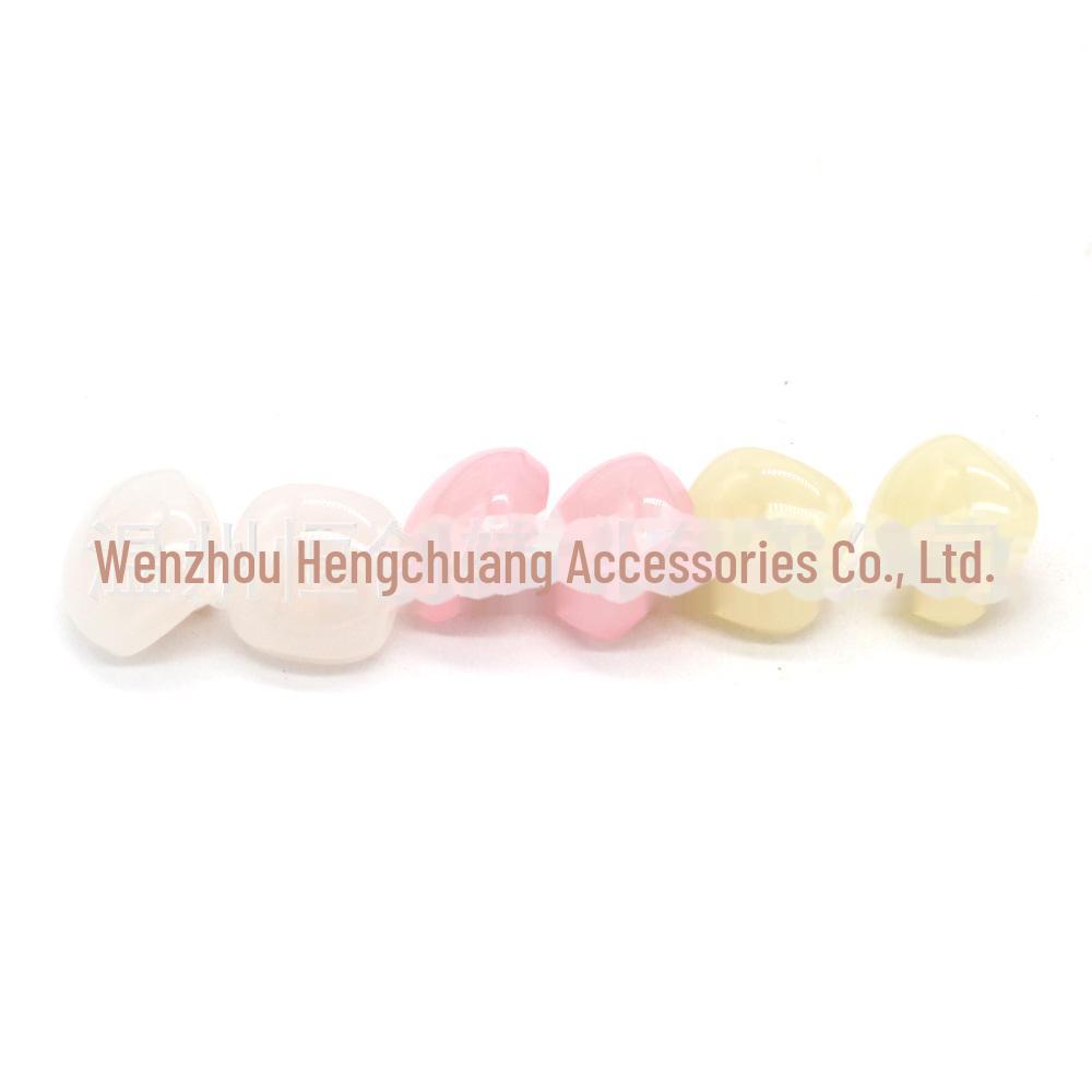 

12.5mm Hengchuang Resin Hand-Sewn Jelly Color Metal Shirt Buttons