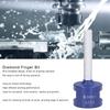   Finger Bit Vacuum Brazing Welding Milling Cutter   Thrd for Porcelain Hard Ceramic