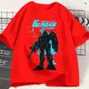 Gundam T Shirt Summer Pure Cotton T Shirts For Unisex Leisure Pattern Tshirt Short Sleeve Vintage Tees