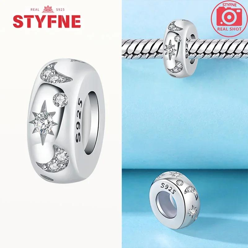 Real Coppercharms Secret Sky Star Charm Heart Beads Fit Original Bracelet For Women High Quality Fine Jewelry Making Gifts